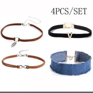 4 Piece Choker Set